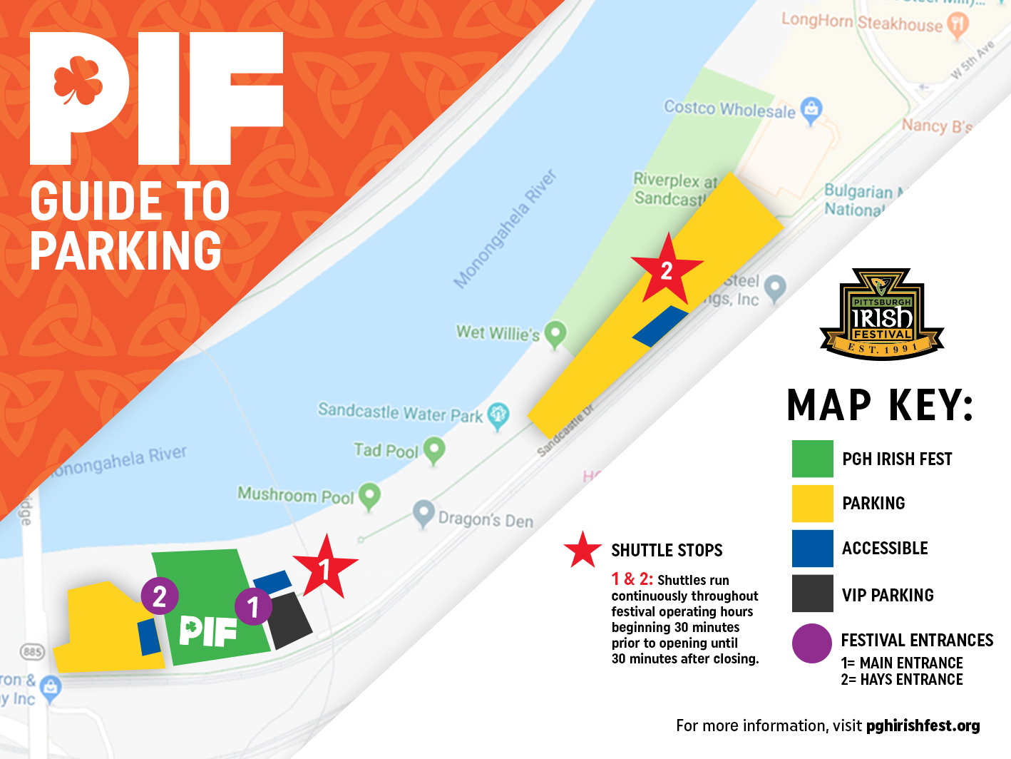Parking/Directions Pittsburgh Irish Festival